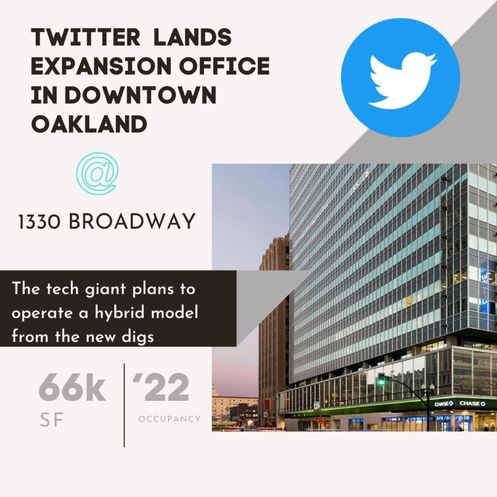 Twitter Lands Expansion Office in Downtown Oakland